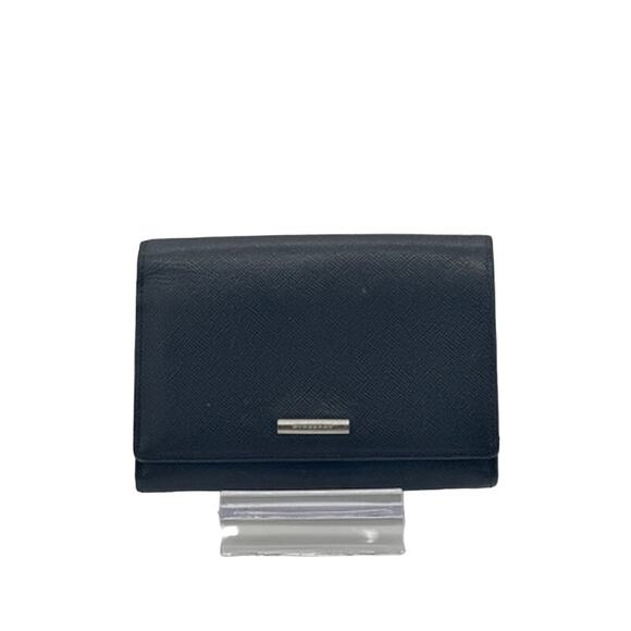 Black Burberry Wallet Tri-Fold*GREAT Shape!! Snag‎ for a bargain! - Picture 1 of 14